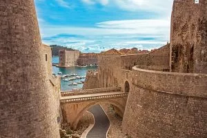 Le mura della fortezza di Dubrovnik