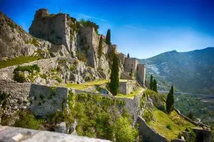 Klis Fortress above Split