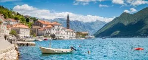 Kotor-bugten Montenegro