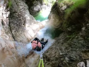 Canyoning at Soča