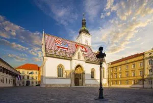 Zagrebs kyrka Sankt Markus kyrka