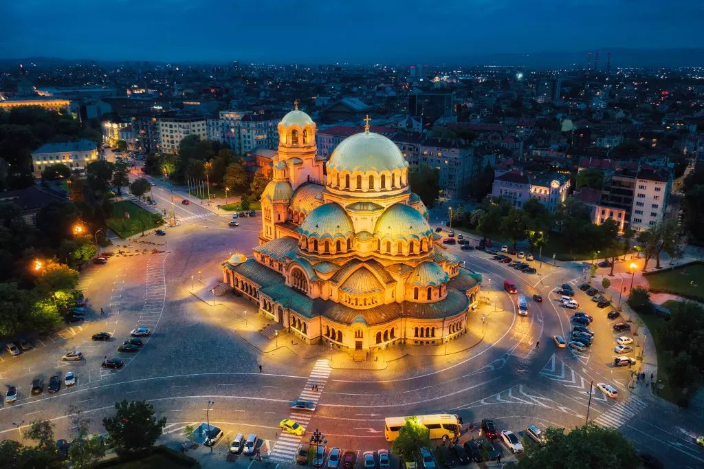 Alexander Nevski Kathedraal in Sofia, Bulgarije