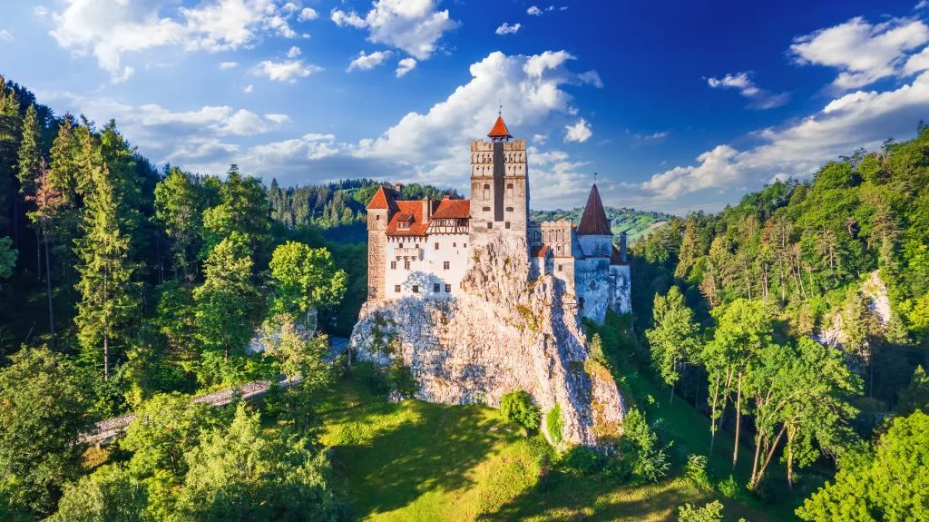Bran Castle, Transylvania - det mest berømte reisemålet i Romania.
