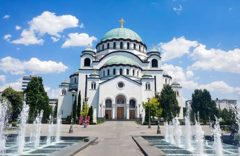 Sankt Savas kyrka i Belgrad, Serbien