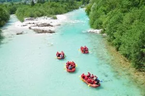 Rafting in Slovenia