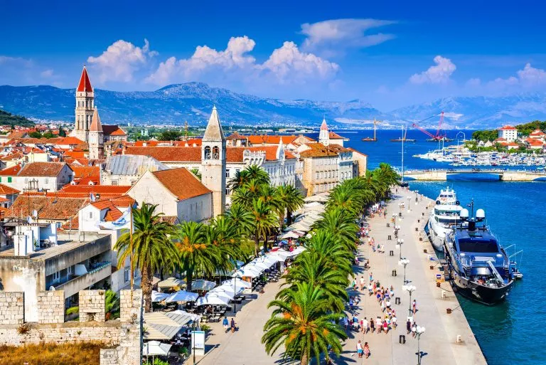 Trogir, Split, Dalmatia regionen i Kroatia